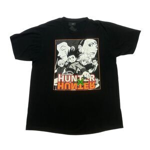 Hunter X Hunter Shirt Mens XLT Tall Black Anime Manga Short Sleeve
